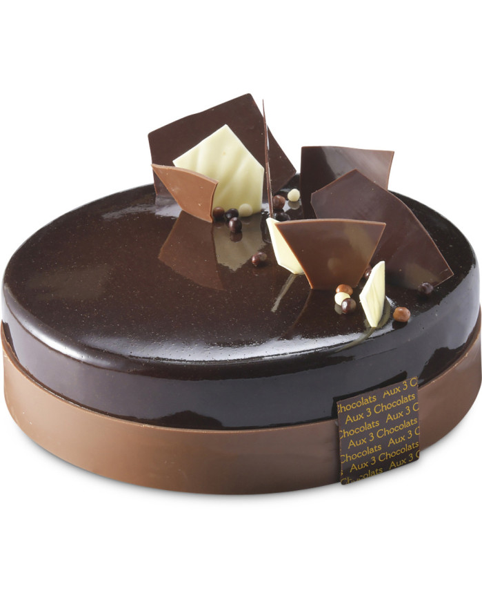 L'entremets le 3 chocolats 4p