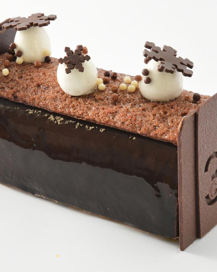 Bûche 3 chocolats 4p 