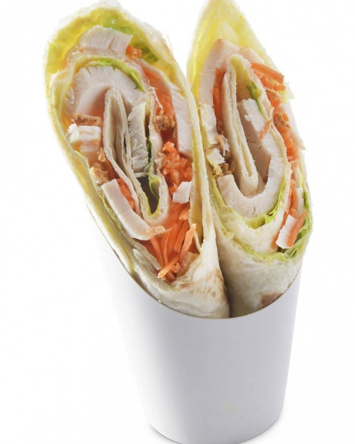 Wrap au saumon 