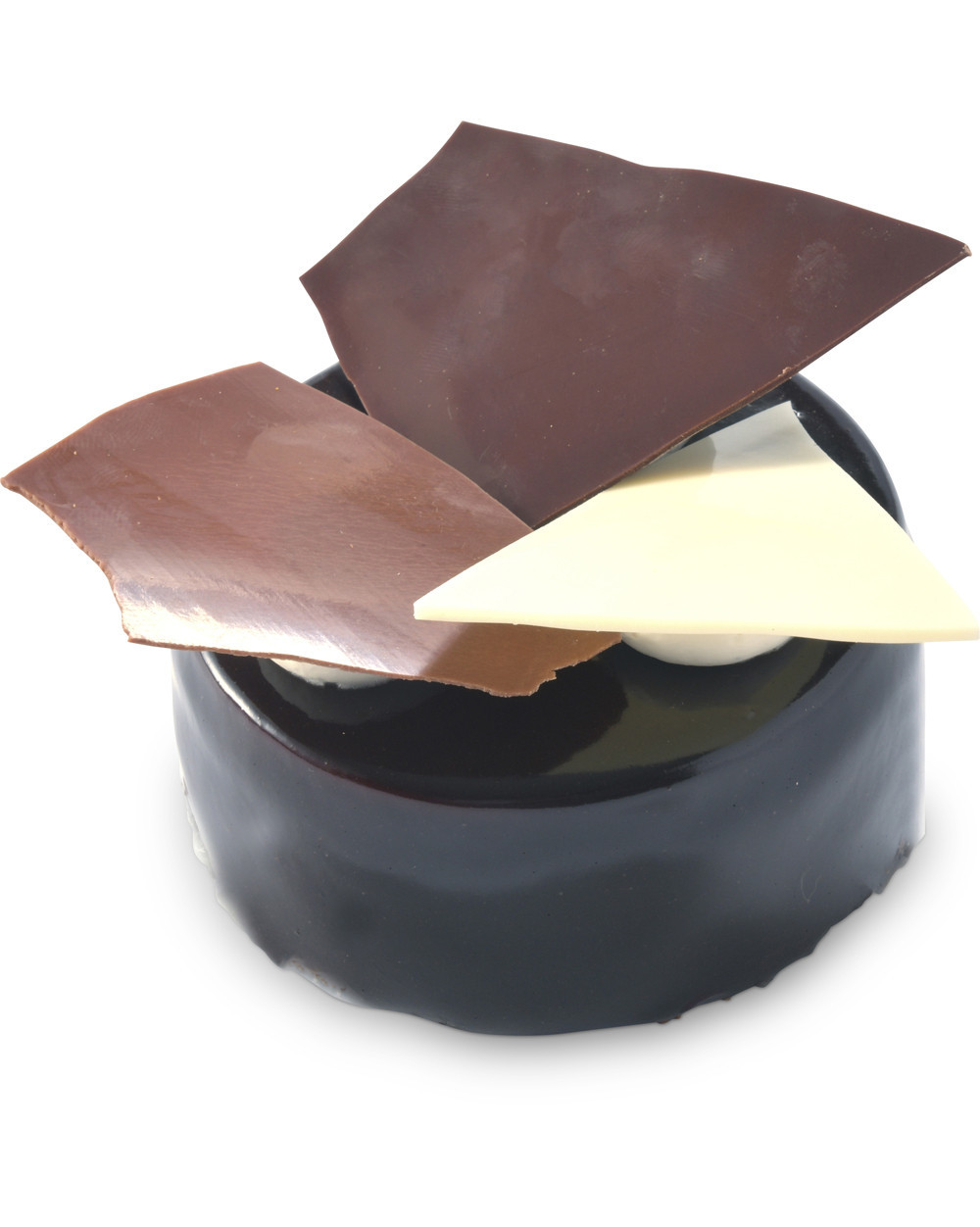 3 chocolats dans moule savarin 18 cm - Dodofairy